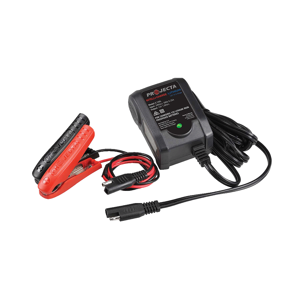 PROJECTA Intelli-Charge 1A 12V Lithium Battery Charger 5 Stage Auto IC1000L