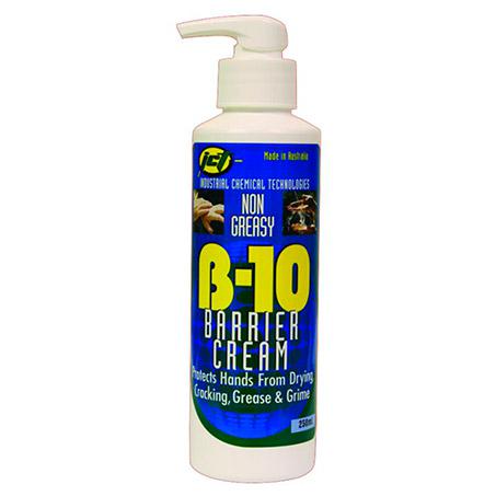 ICT Non-Greasy B10 Barrier Cream Hand Protectant 250ml B10-0.25
