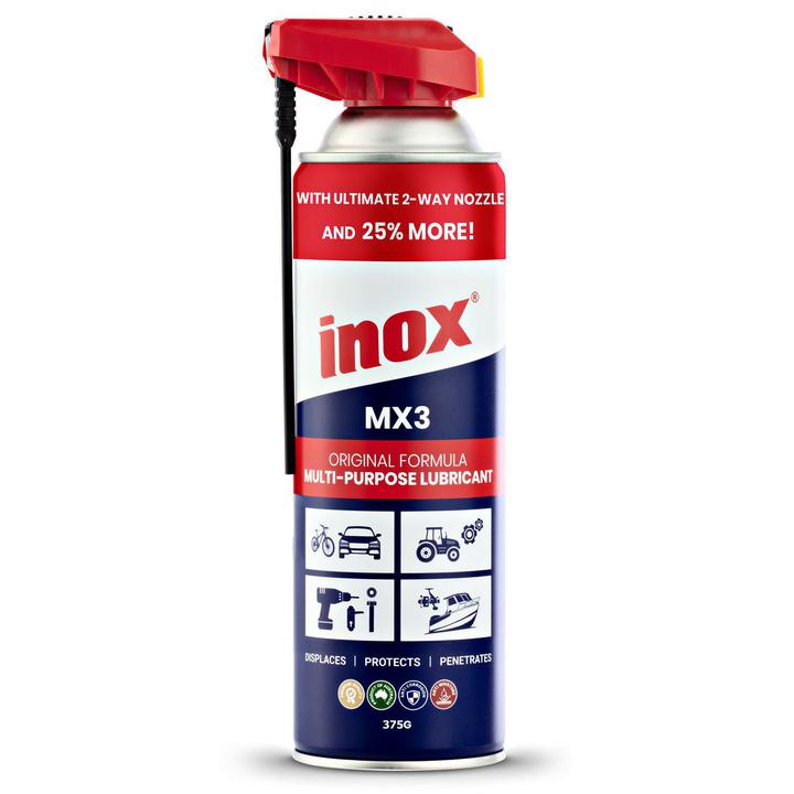 Inox MX3 Multi-Purpose Lubricant 2-Way Nozzle Spray 375g MX3-TW375