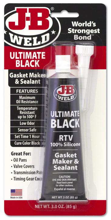 J-B Weld Ultimate Black Silicone Sealant 85g 32329