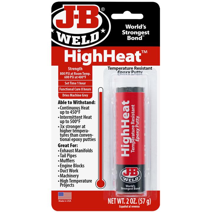 J-B Weld HighHeat Epoxy Putty Stick 57g 8297