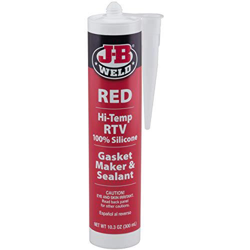 J-B Weld Hi-Temp Silicone Sealant Red 300ml 31914