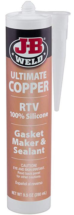 J-B Weld Ultimate Copper Silicone Sealant 280ml 32925