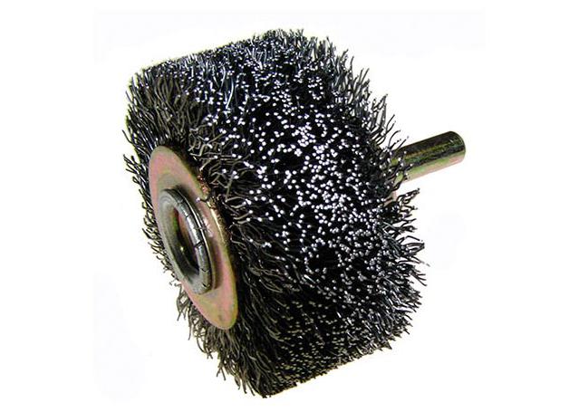 Josco 50 X 19mm 6mm Shank Mounted High-Speed Crimped Wire Wheel Brush 235
