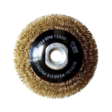Josco 100mm Crimped Multi-Thread Bevel Brush BCB100