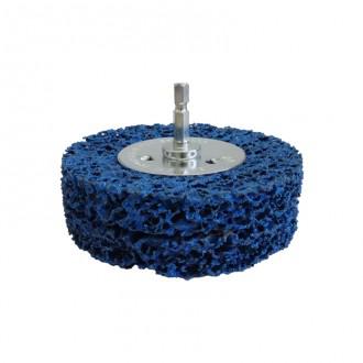 Josco 100mm Spindle-Mounted Strip-It Wheel 2 Section BSW1002