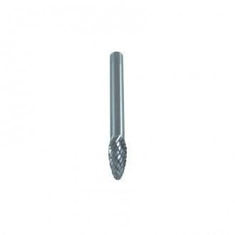 Josco 8mm x 19mm D-Cut Flame Carbide Burr JB2001