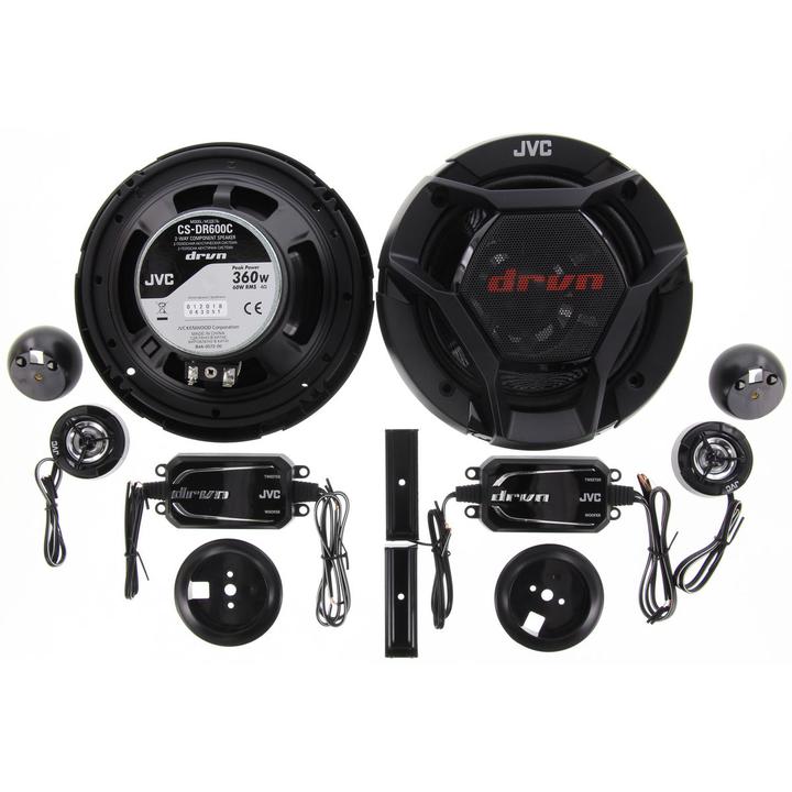 JVC 6.5" 360W 2-Way Component Speakers
