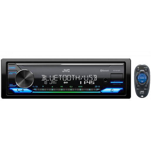 JVC 1-DIN iPhone/Android Media Receiver W/Bluetooth/USB/AUX KD-X472BT