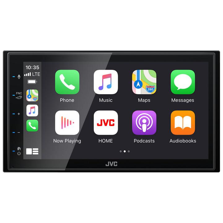 JVC AV Receiver W/6.8in. Monitor/Bluetooth/USB/CarPlay/Android Auto KW-M560BT