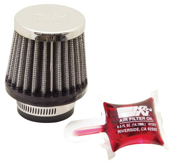 K&N Universal Chrome Filter RC-0790