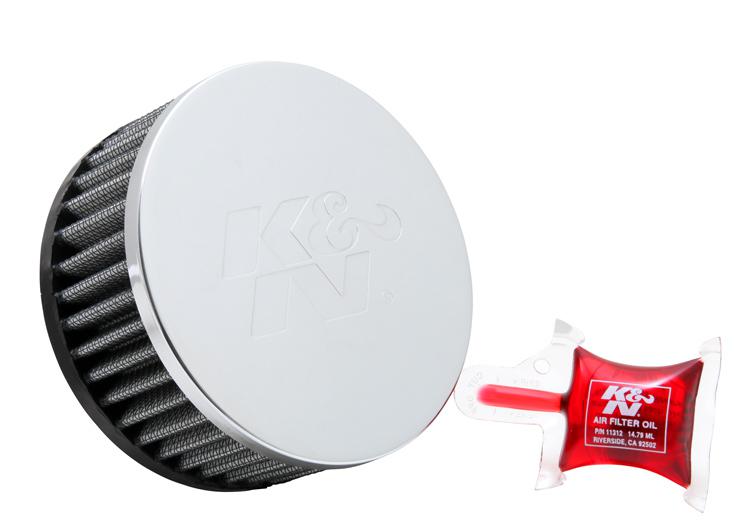 K&N Universal Chrome Filter RC-1950