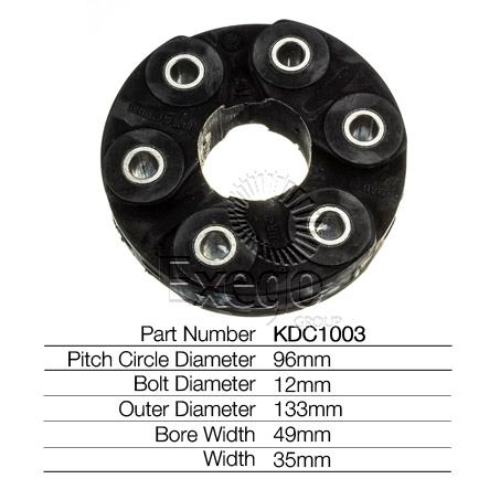 Kelpro Driveshaft Coupling KDC1003