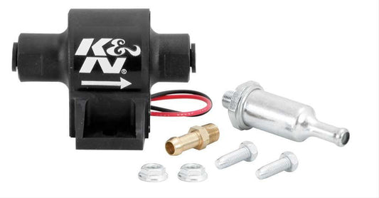 K&N Electric Fuel Pump, 32Gph 4-7 Psi, 3/8" Barb & Filter 81-0402