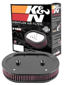 K&N Motorcycle Air Filter Fits Harley Sporster W/S - HD-0900