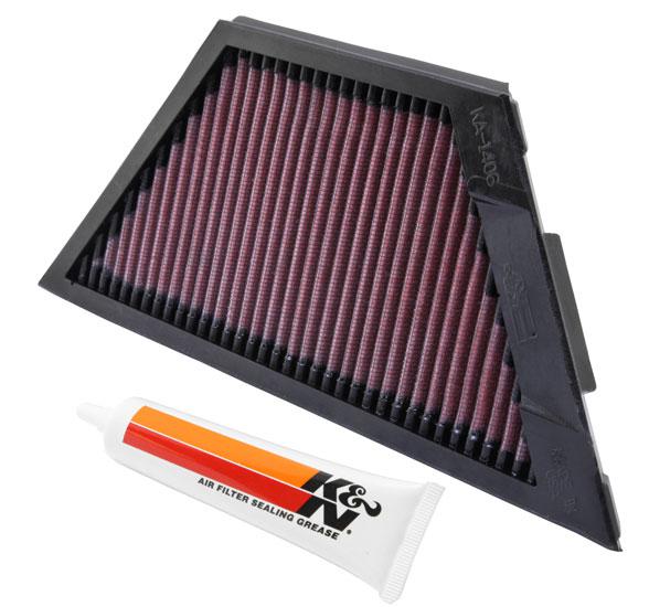 K&N Motorcycle Air Filter Fits Kawasaki ZX14R Ninja - KA-1406