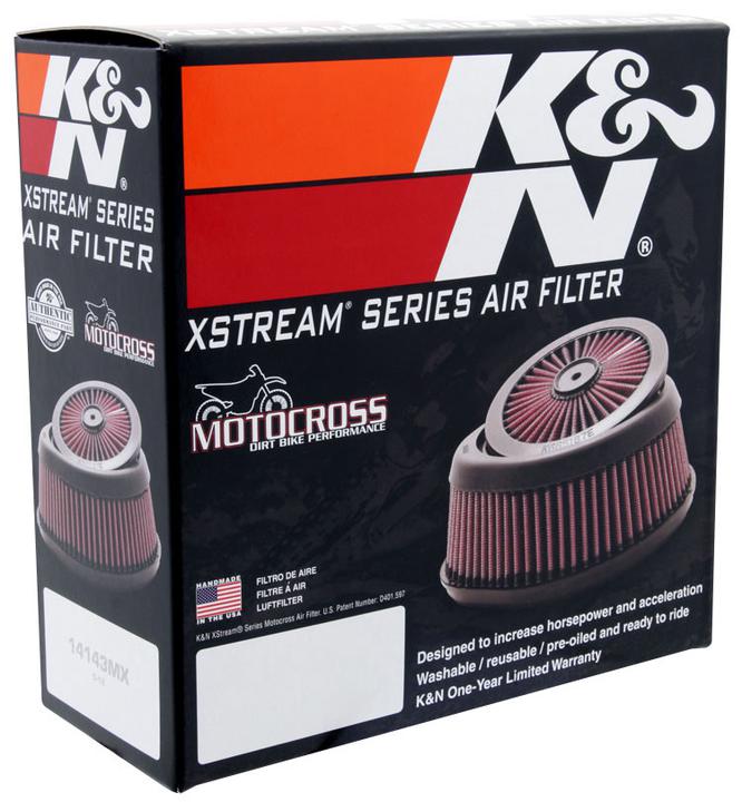 K&N Motorcycle Air Filter KA-2506XD
