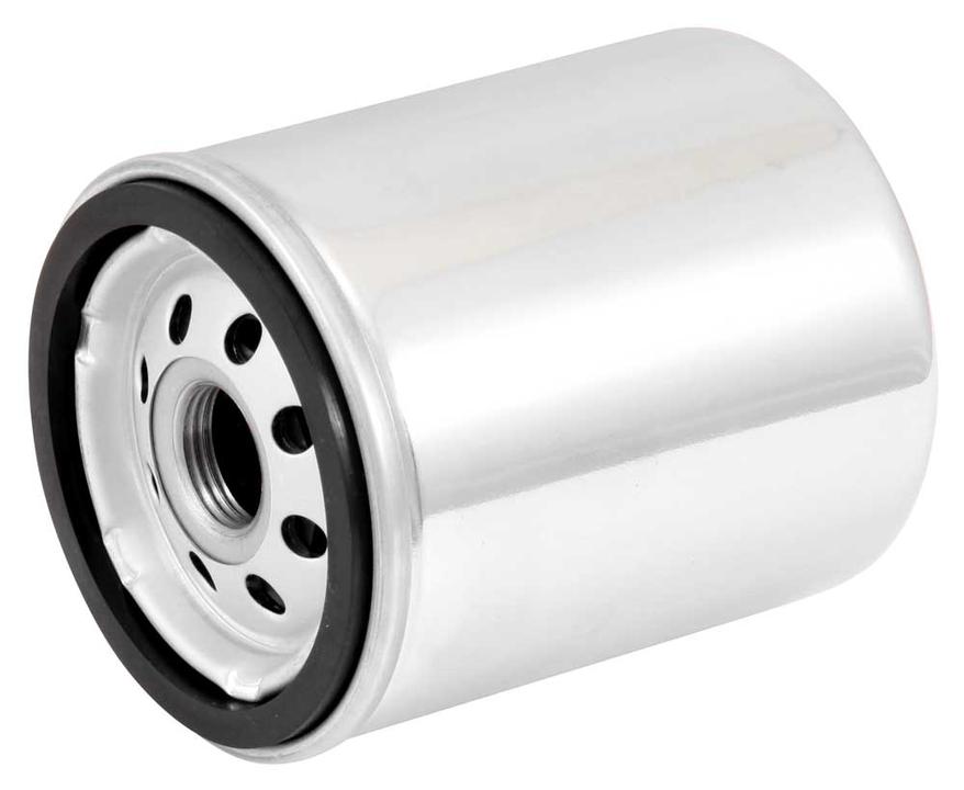 K&N Motorcycle Oil Filter Fits Harley (Short) Chrome - KN-170C