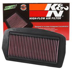 K&N Motorcycle Air Filter Fits Yamaha FZ6 Fazer - YA-6004