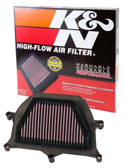 K&N Motorcycle Air Filter Fits Yamaha YZF R6 - YA-6006