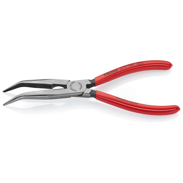 KNIPEX Snipe Nose Pliers Bent 200mm 2621200