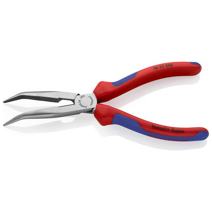 KNIPEX Snipe Nose Pliers Bent 200mm 2622200