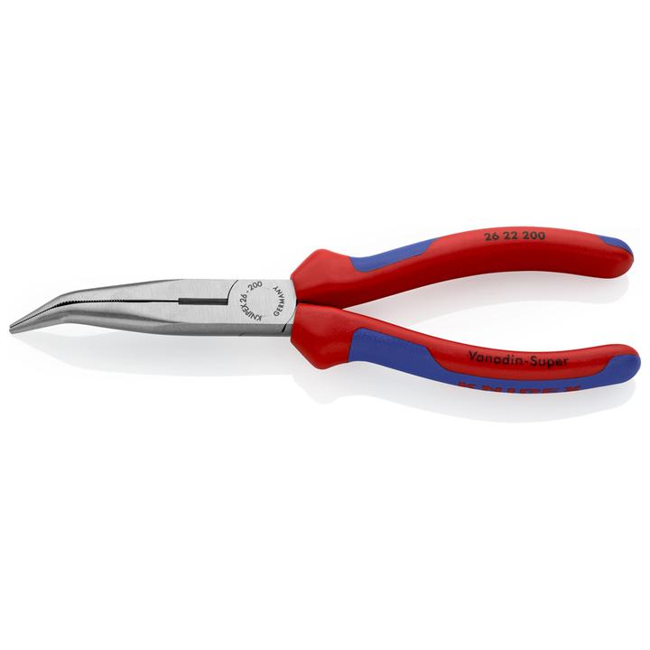 KNIPEX Snipe Nose Pliers Bent 200mm 2622200