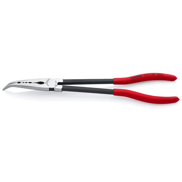KNIPEX Flat Nose Assembly Pliers Bent 280mm 2881280