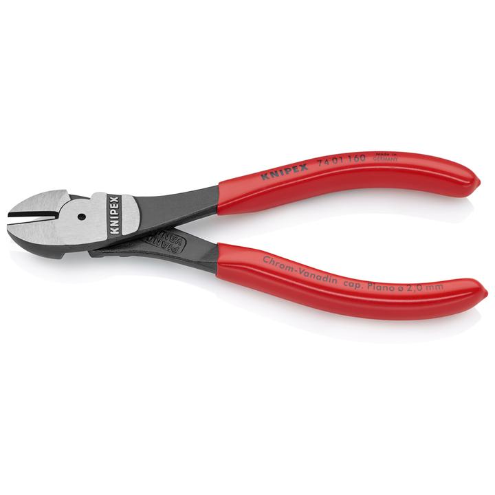 KNIPEX High Leverage Diagonal Cutting Pliers 160mm 7401160