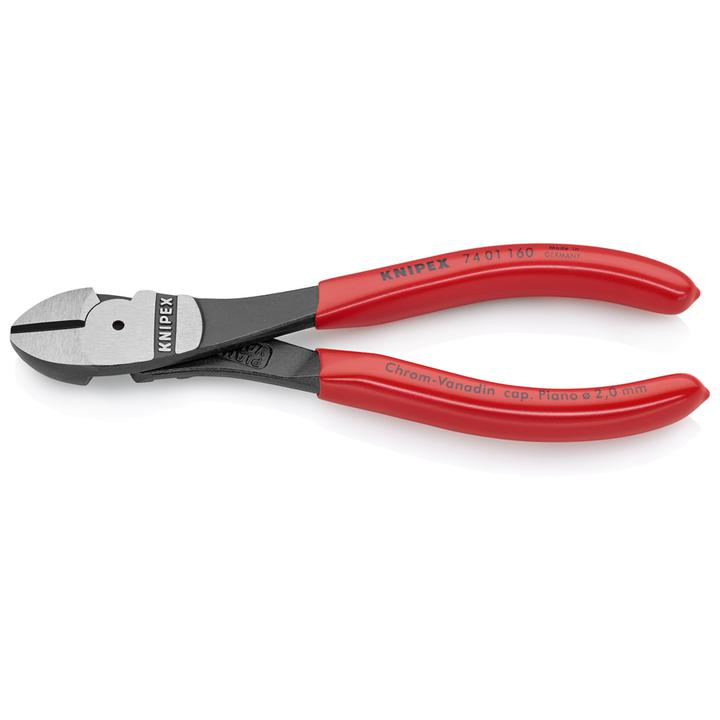KNIPEX High Leverage Diagonal Cutting Pliers 160mm 7401160