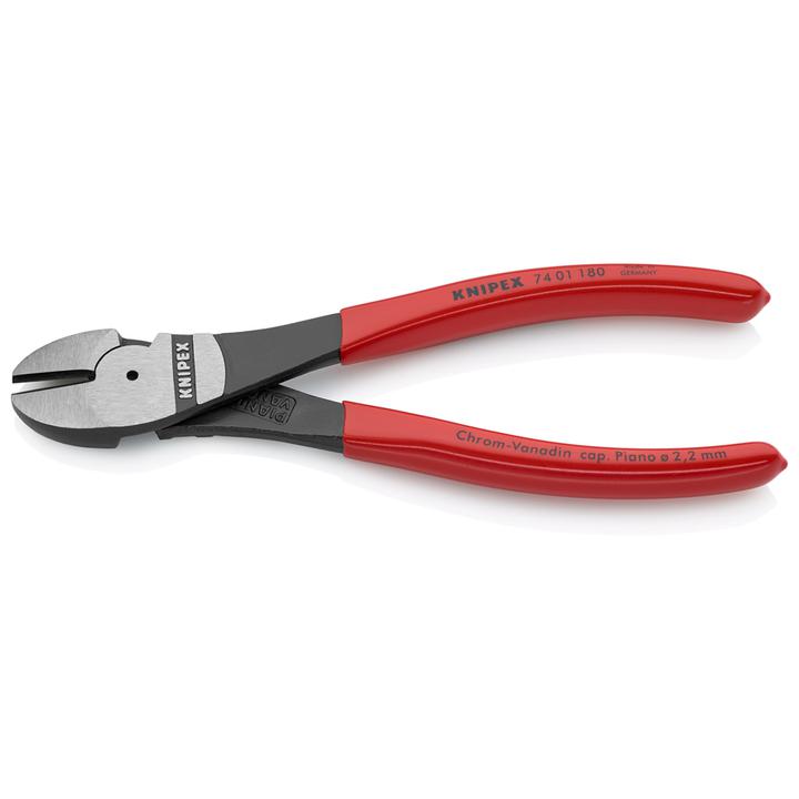 KNIPEX High Leverage Diagonal Cutting Pliers 180mm 7401180