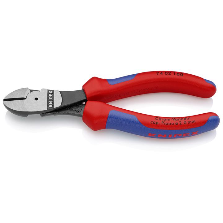 KNIPEX High Leverage Diagonal Cutting Pliers 160mm 7402160
