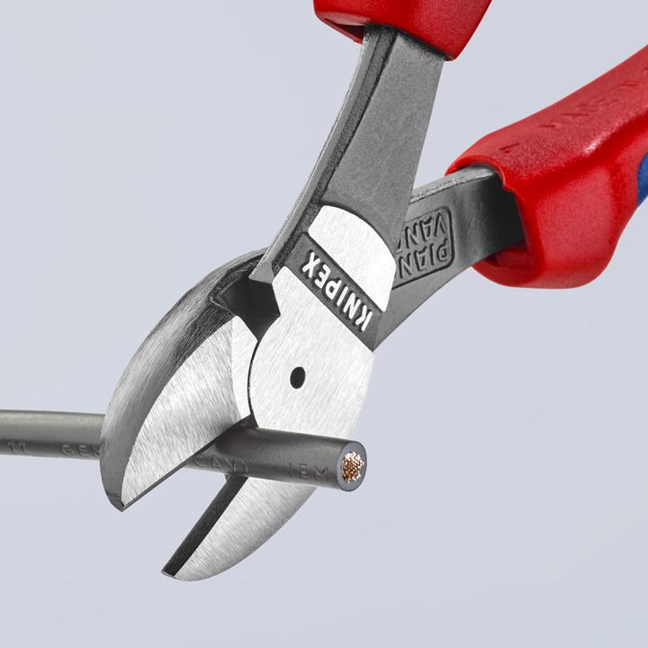 KNIPEX High Leverage Diagonal Cutting Pliers 180mm 7402180