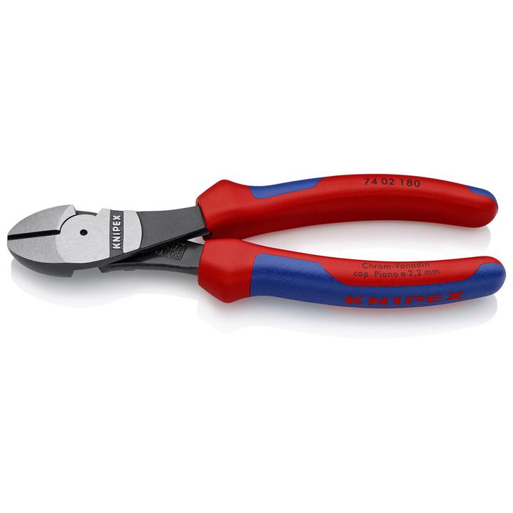 KNIPEX High Leverage Diagonal Cutting Pliers 180mm 7402180