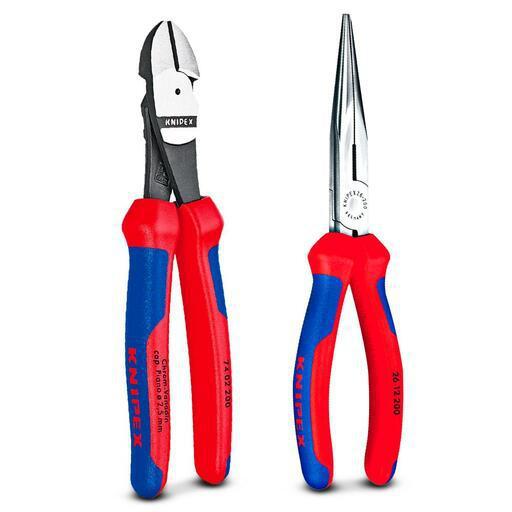 Knipex Twin Pack Long Nose & Diagonal Cutter Plier KBP041