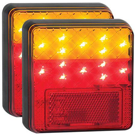 LED Autolamps Stop/Tail/Indicator Light LED 12V 100BAR2