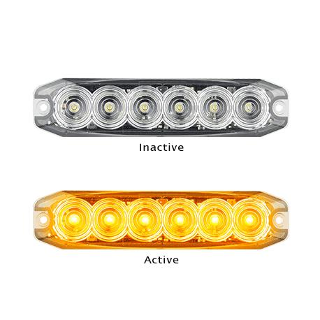 LED Autolamps Directional Light LED Amber 12/24V 14 Flash Patterns 120035AM