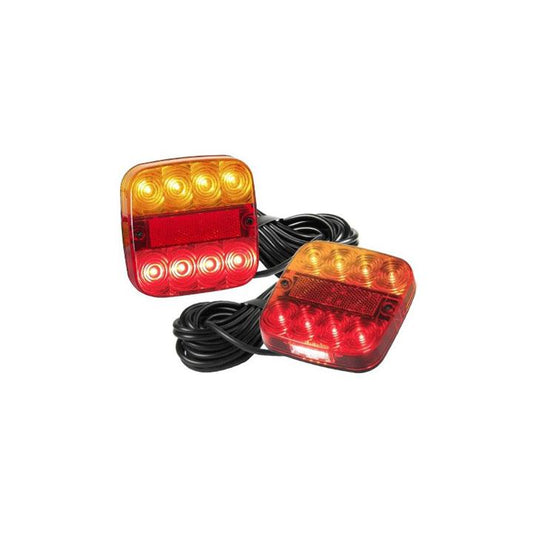 LED Autolamps Stop/Tail/Indicator/Licence LED Light 12V 10m Cable Twin Blister 99ARL2/10