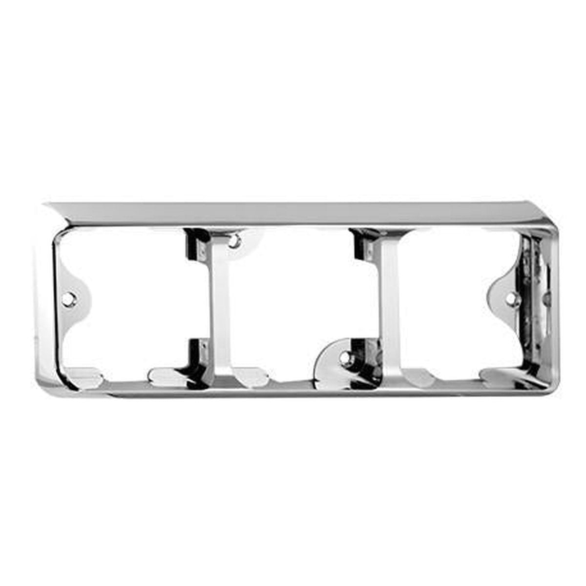 LED Autolamps Chrome Bracket (Suits 3x 100 Series Lights) 100B3CB