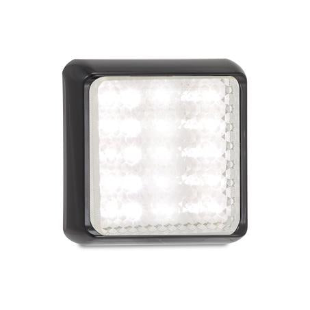 LED Autolamps Reversing LED Lamp 12/24V White w/Bracket & 30cm Wire 100WM