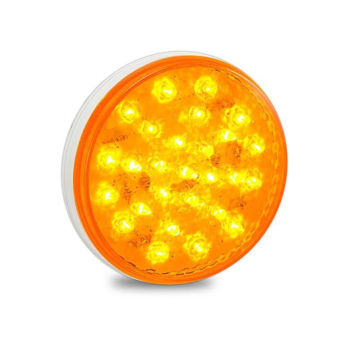 LED Autolamps Indicator Lamp Round 109 x 53mm 10-30V 110AMB