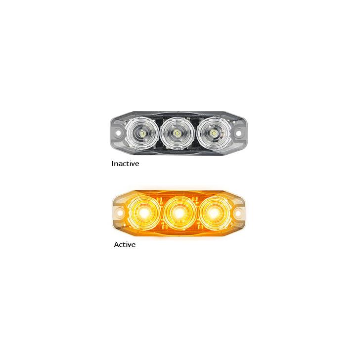 LED Autolamps Front Indicator Lamp with Horizontal/Verticle Mount Twin Pack 11CAT1M-2