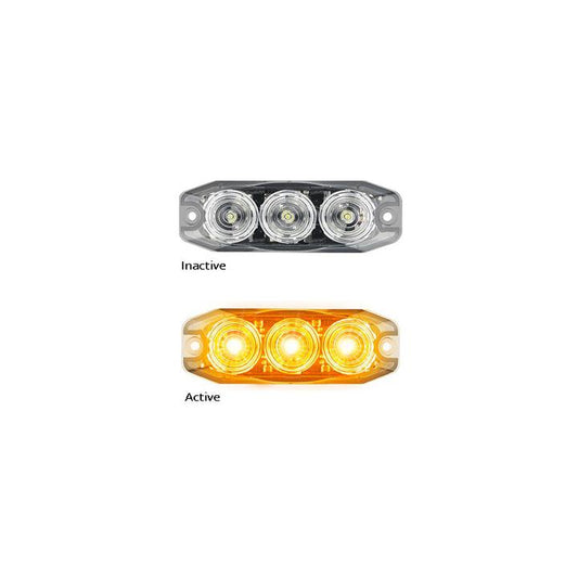 LED Autolamps Front Indicator Lamp with Horizontal/Verticle Mount Twin Pack 11CAT1M-2