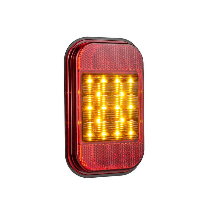 LED Autolamps Indicator Lamp with Reflector 135 x 87mm 9-32V 134AMB