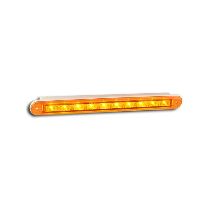 LED Autolamps Indicator Strip Lamp Sequential Amber 237 x 25mm 12V 235ASEQ-2