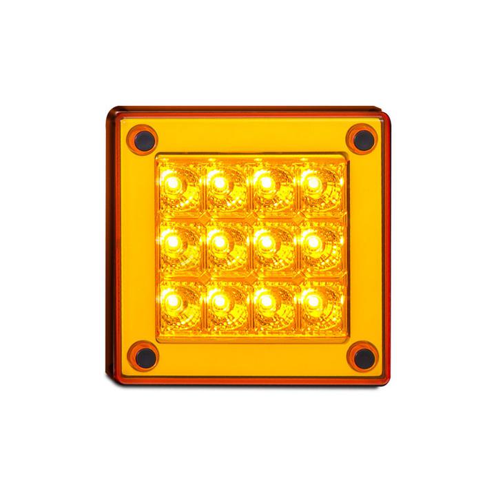 LED Autolamps 280 Series Indicator Light Rear 90mm 12-24V with 4mm Gasket 280AM