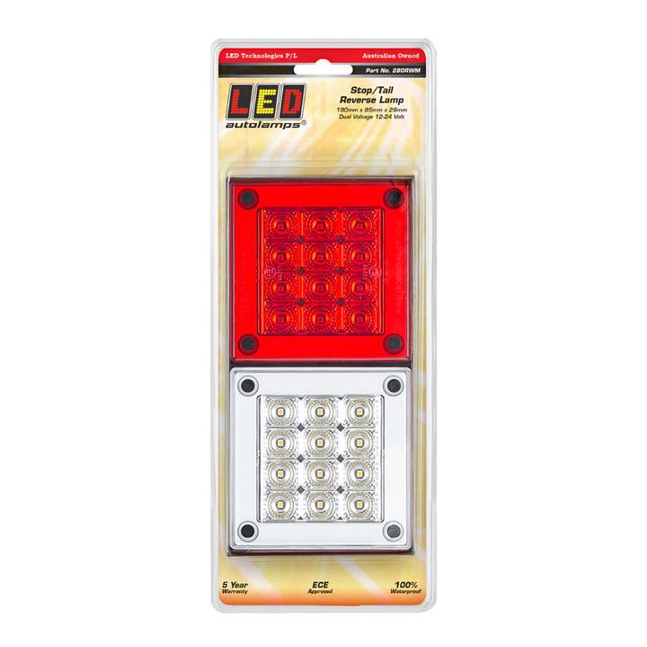 LED Autolamps Stop/Tail/Reverse Light LED 280RWM