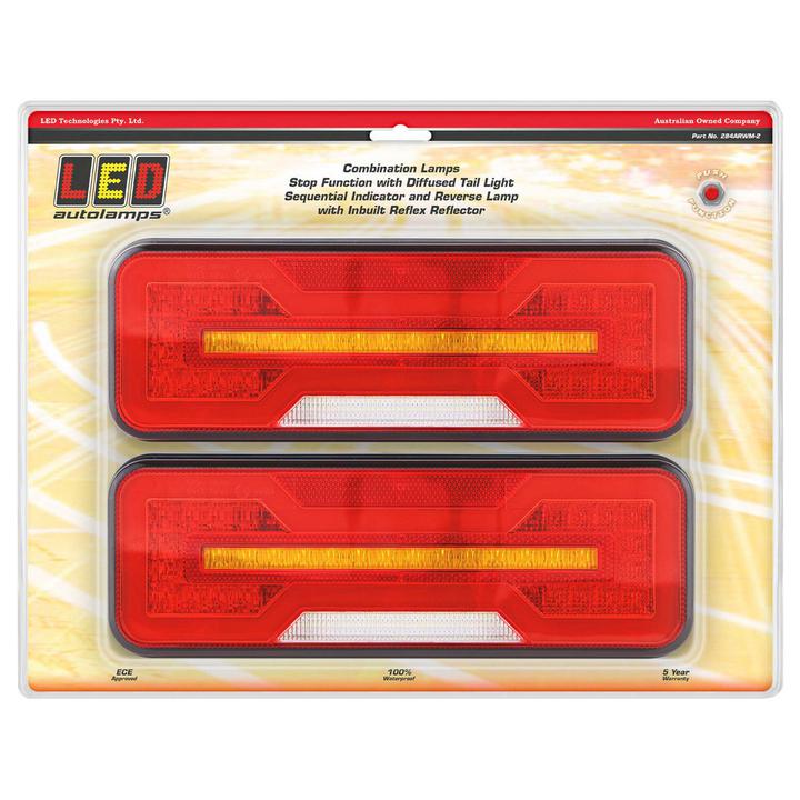 LED Autolamps Stop/Tail/Indicator/Reverse LED Light LHS & RHS 284ARWM-2