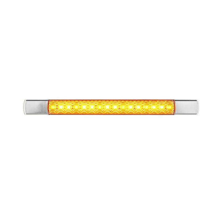 LED Autolamps Front Indicator Lamp with Chrome Bezel 24V 285CAT24