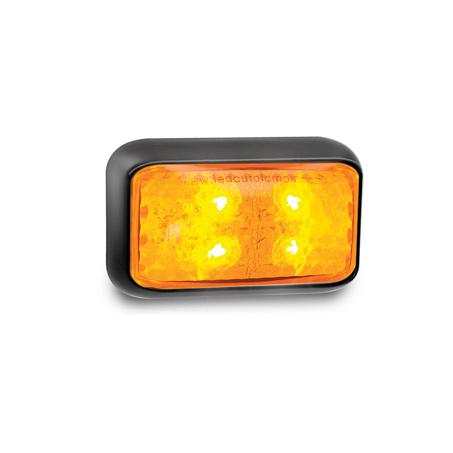 LED Autolamps Side Direction Indicator LED Lamp 10/30V w/30cm Wire 35AMB